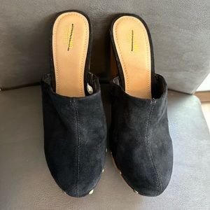 Black Ladies Clogs Size 7